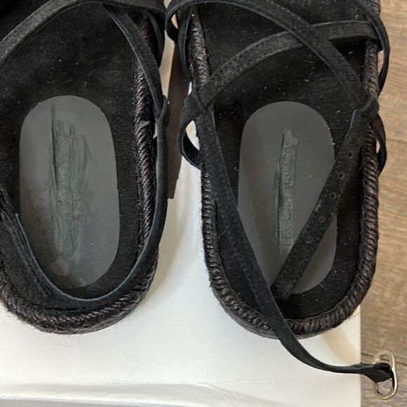 Brochu Walker Dawson Espadrilles in Onyx Black Strappy Gladiators Size 10 NIB - Picture 4 of 7